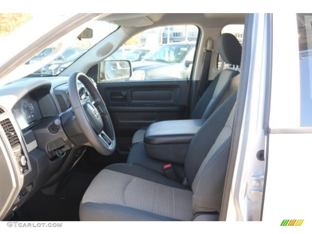 2012 Ram 1500 ST Quad Cab - Bright Silver Metallic / Dark Slate Gray/Medium Graystone photo #15