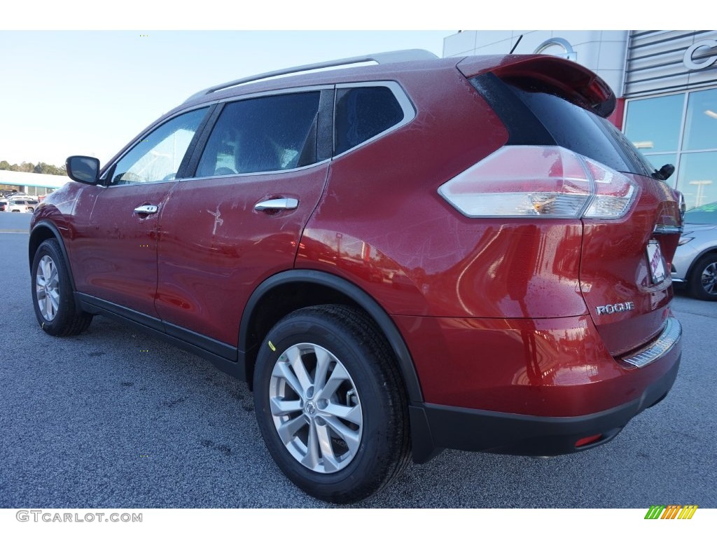 Cayenne Red 2016 Nissan Rogue SV Exterior Photo #110099021