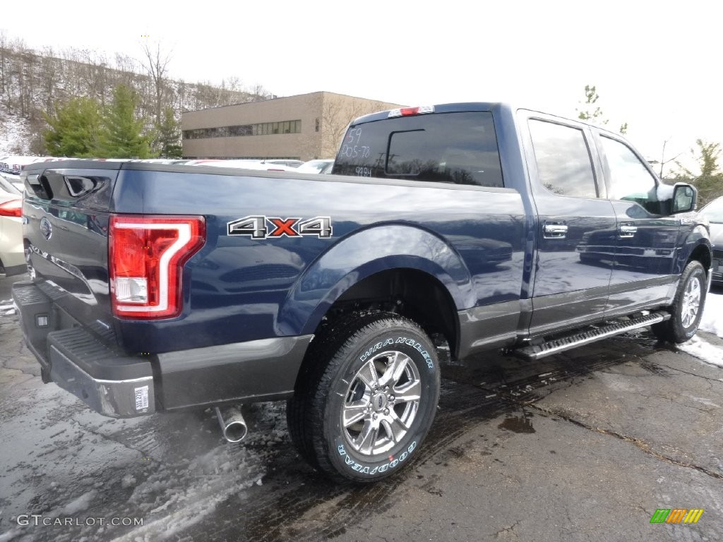 2016 F150 XLT SuperCrew 4x4 - Blue Jeans / Medium Earth Gray photo #2