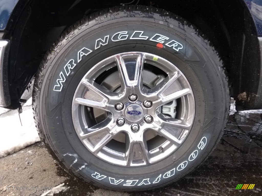 2016 F150 XLT SuperCrew 4x4 - Blue Jeans / Medium Earth Gray photo #5
