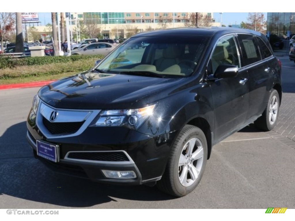 2011 MDX Technology - Crystal Black Pearl / Taupe photo #2