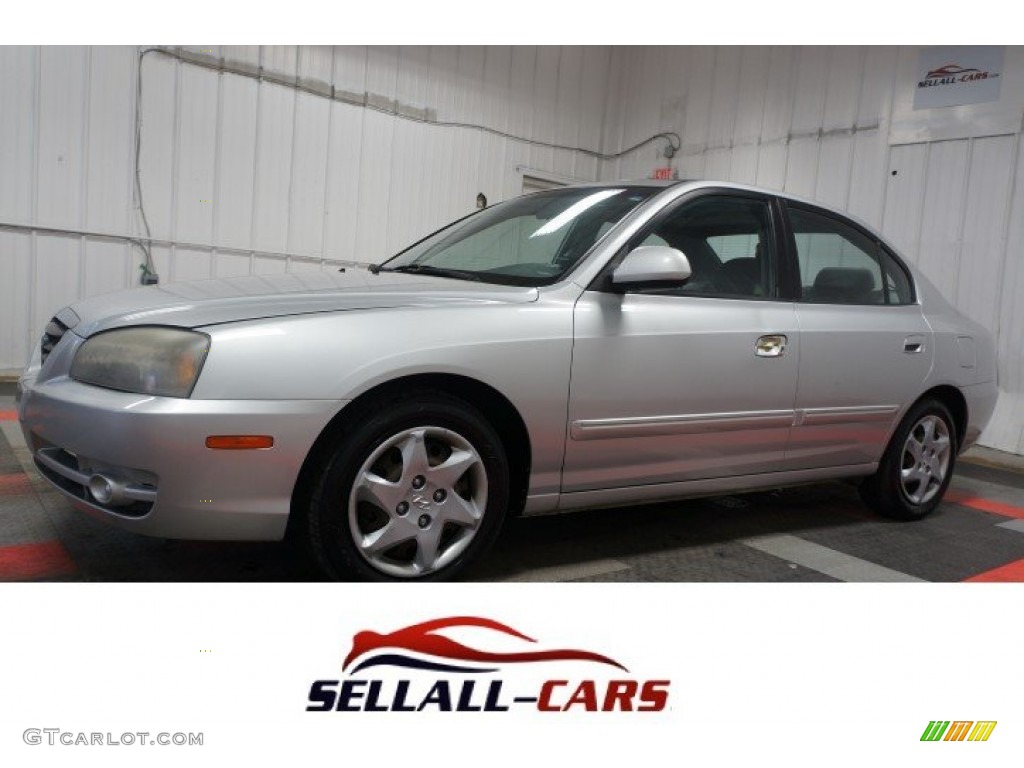 2005 Elantra GLS Sedan - Sterling Metallic / Gray photo #1