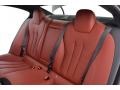 2016 BMW 6 Series Vermillion Red Interior Rear Seat Photo