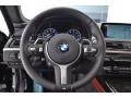 2016 BMW 6 Series Vermillion Red Interior Steering Wheel Photo