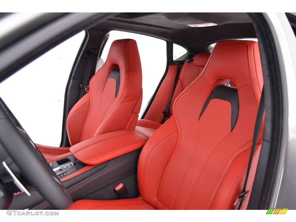 Mugello Red Interior 2016 BMW X6 M Standard X6 M Model Photo #110102196