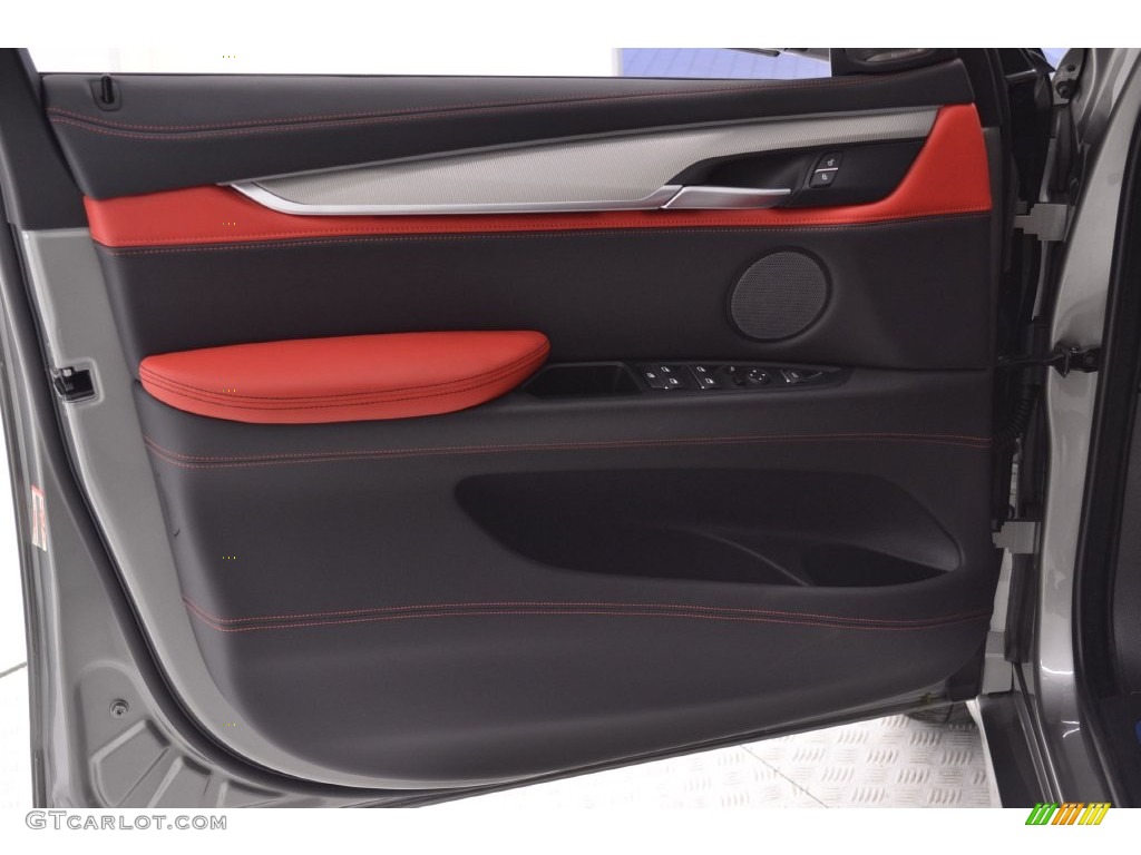 2016 BMW X6 M Standard X6 M Model Mugello Red Door Panel Photo #110102279
