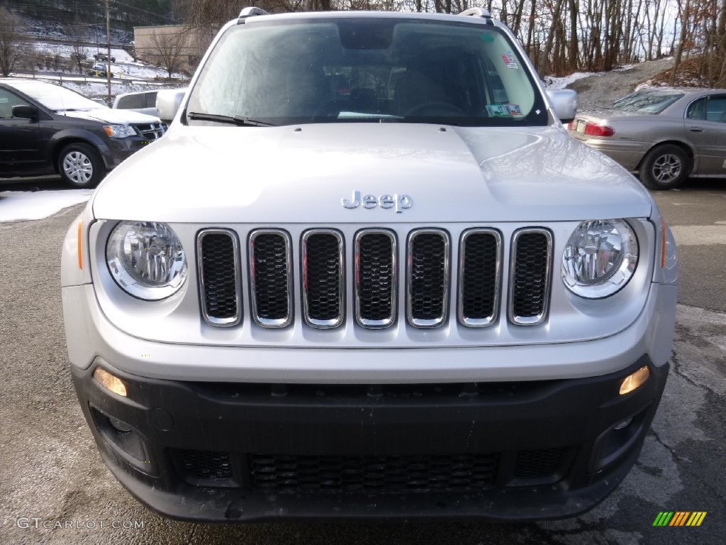 2016 Renegade Limited 4x4 - Glacier Metallic / Black photo #7