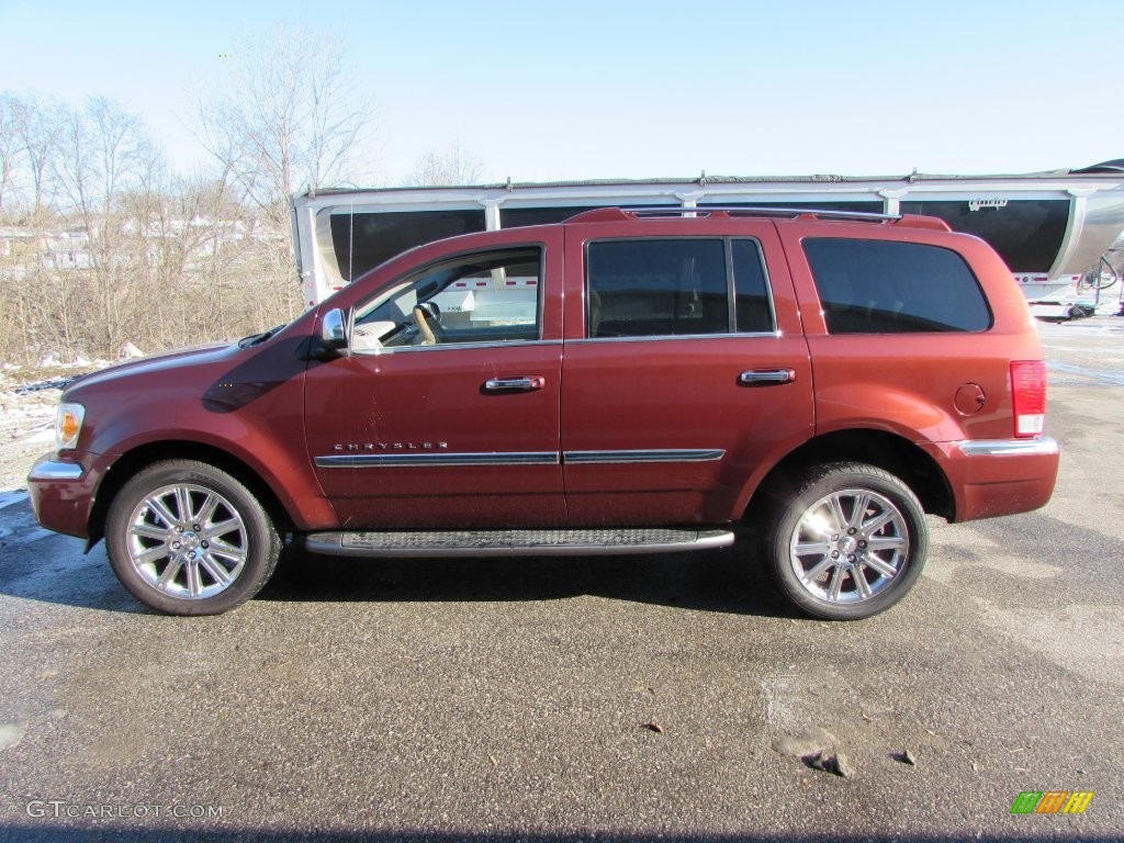 2007 Aspen Limited HEMI 4WD - Cognac Crystal Pearl / Dark Khaki/Light Graystone photo #1
