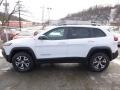 2016 Bright White Jeep Cherokee Trailhawk 4x4  photo #2