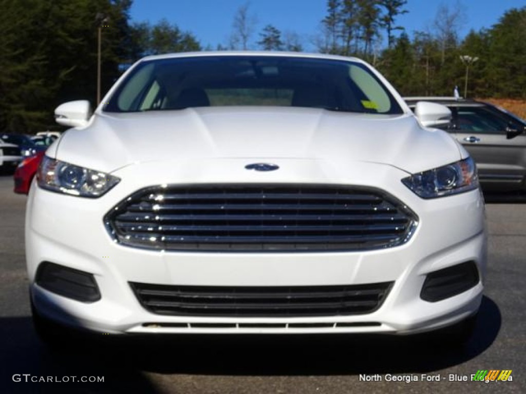 2013 Fusion SE - White Platinum Metallic Tri-coat / Dune photo #8