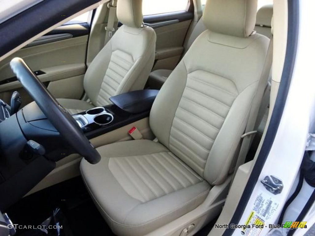 2013 Fusion SE - White Platinum Metallic Tri-coat / Dune photo #11