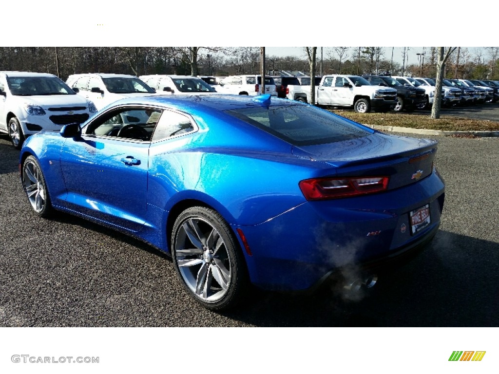 2016 Camaro LT Coupe - Hyper Blue Metallic / Jet Black photo #4