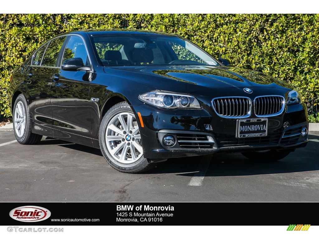 2016 5 Series 528i Sedan - Jet Black / Black photo #1