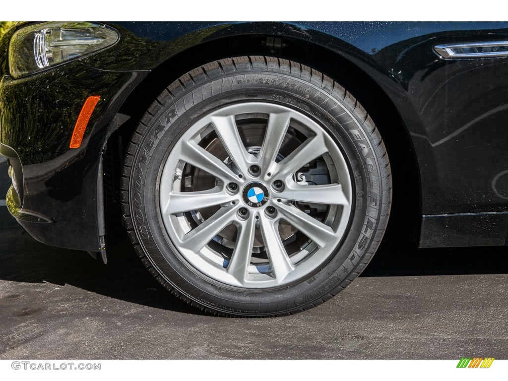 2016 5 Series 528i Sedan - Jet Black / Black photo #10