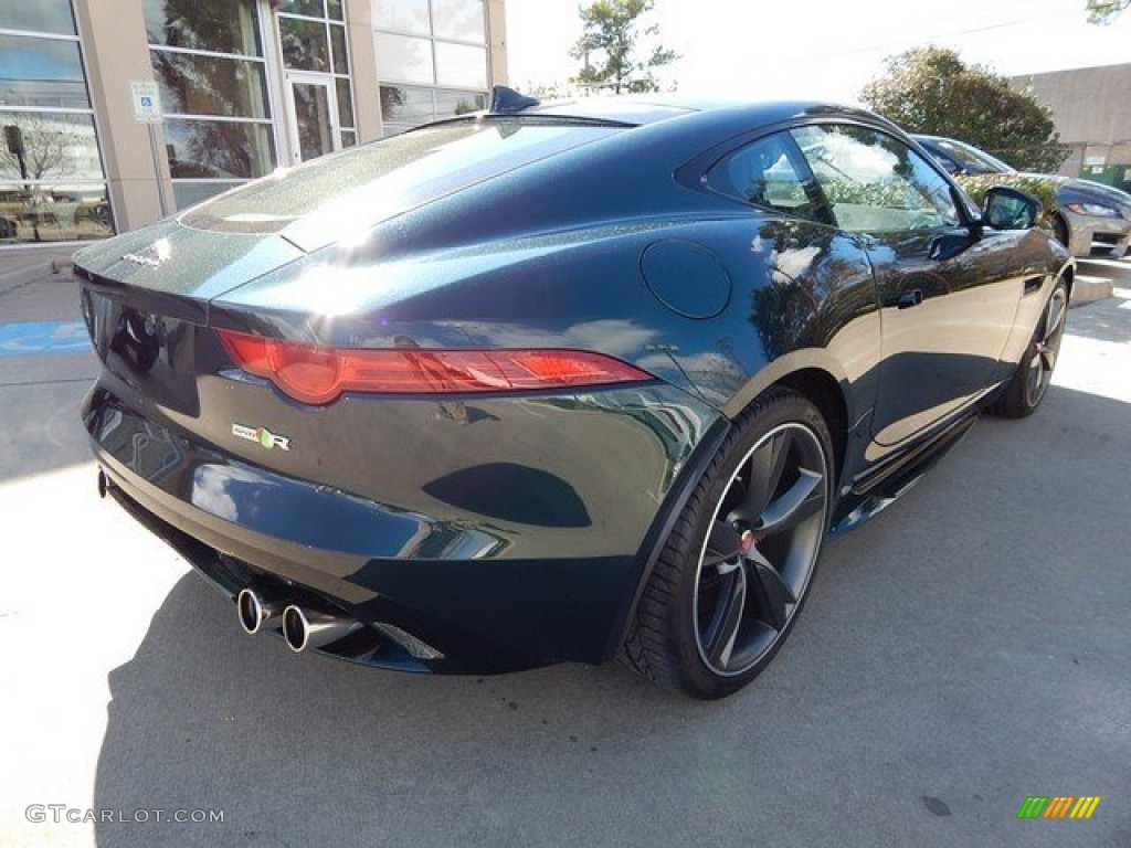 2016 F-TYPE R Coupe - British Racing Green Metallic / Jet photo #7