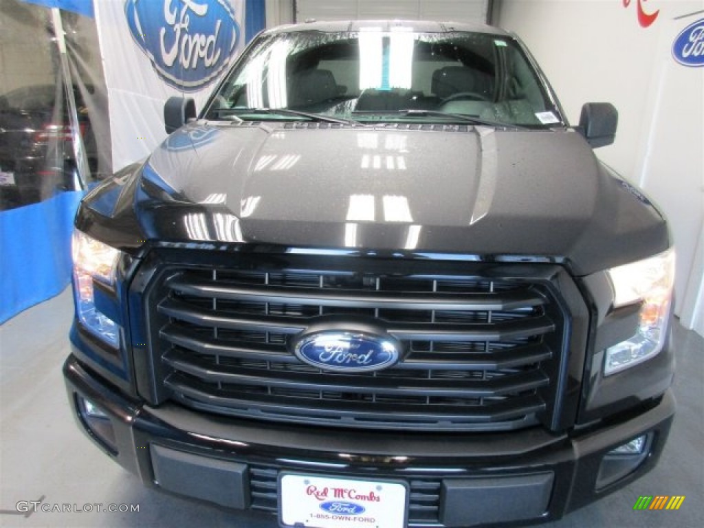 2016 F150 XLT SuperCrew - Shadow Black / Black photo #2