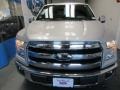 2016 Ingot Silver Ford F150 Lariat SuperCrew 4x4  photo #2