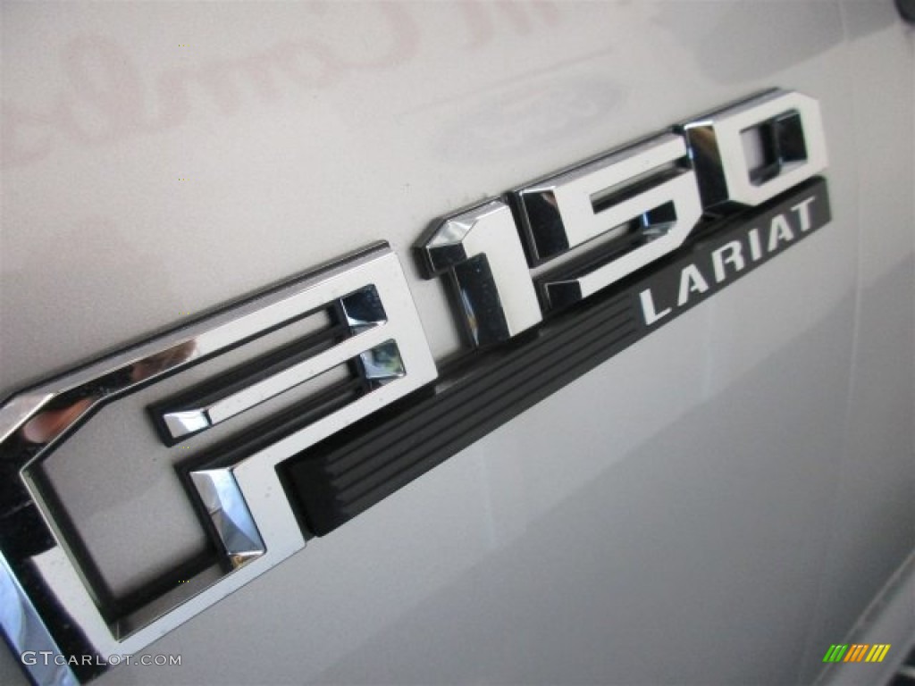 2016 F150 Lariat SuperCrew 4x4 - Ingot Silver / Black photo #4