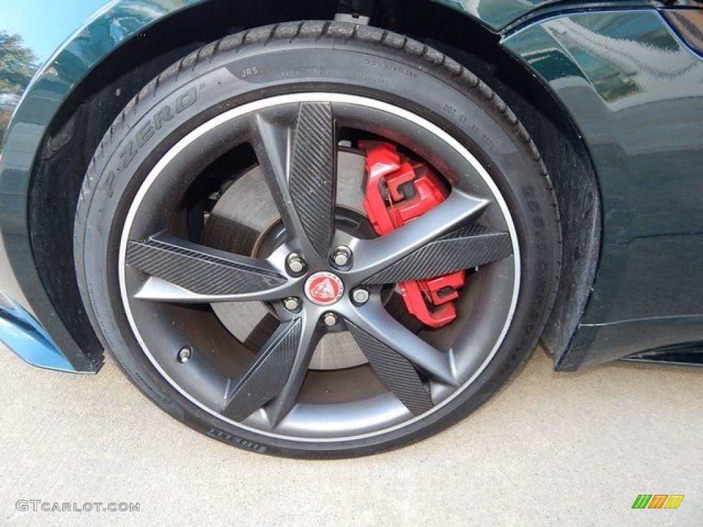 2016 F-TYPE R Coupe - British Racing Green Metallic / Jet photo #45