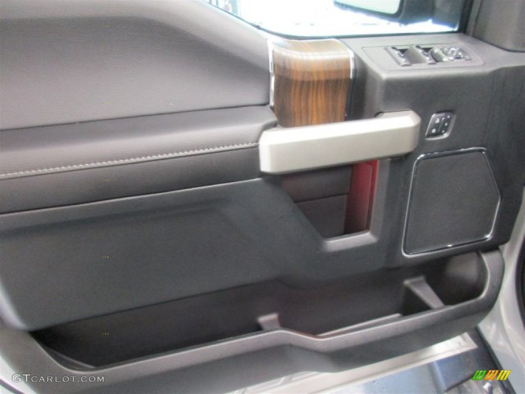 2016 F150 Lariat SuperCrew 4x4 - Ingot Silver / Black photo #13