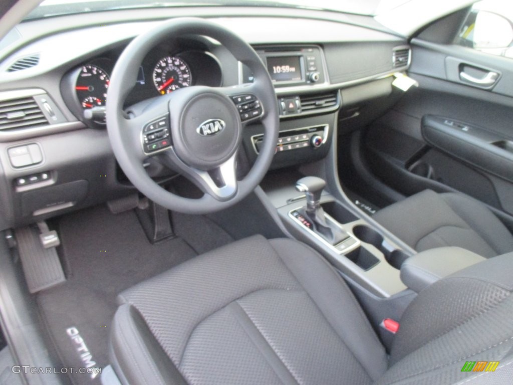 Black Interior 2016 Kia Optima LX Photo #110111395