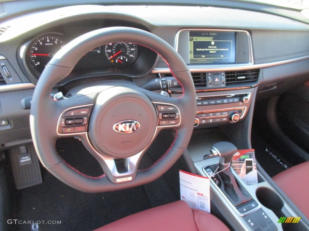 Aubergine Interior 2016 Kia Optima LX 1.6T Photo #110111576