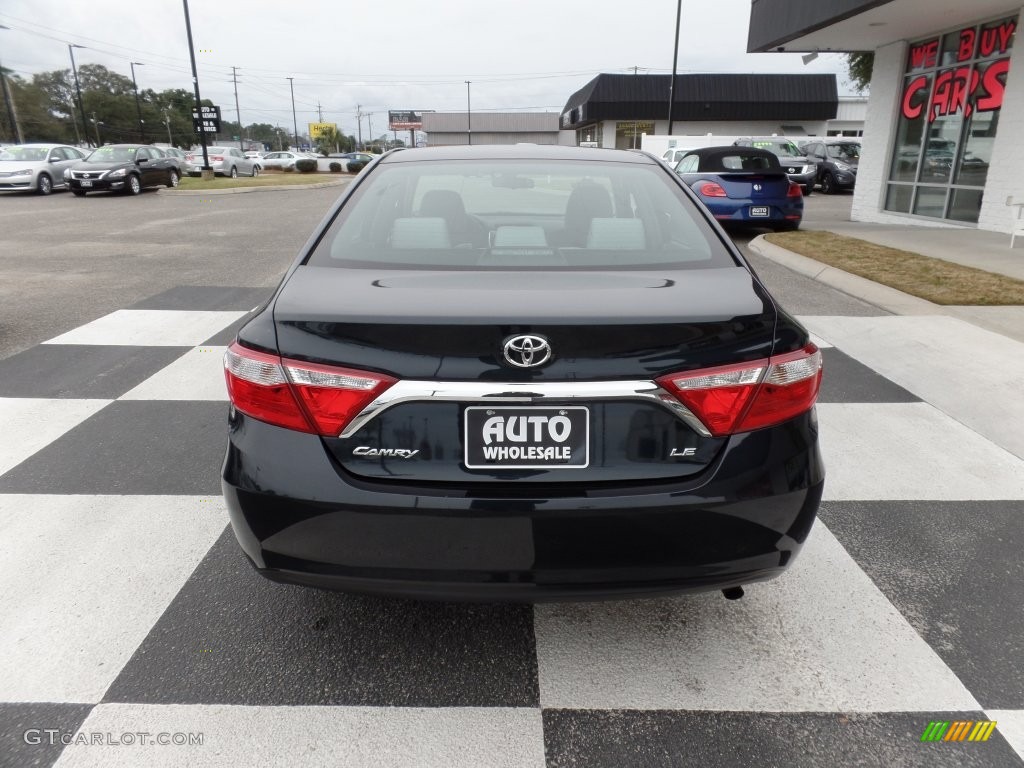 2015 Camry LE - Attitude Black Metallic / Ash photo #4