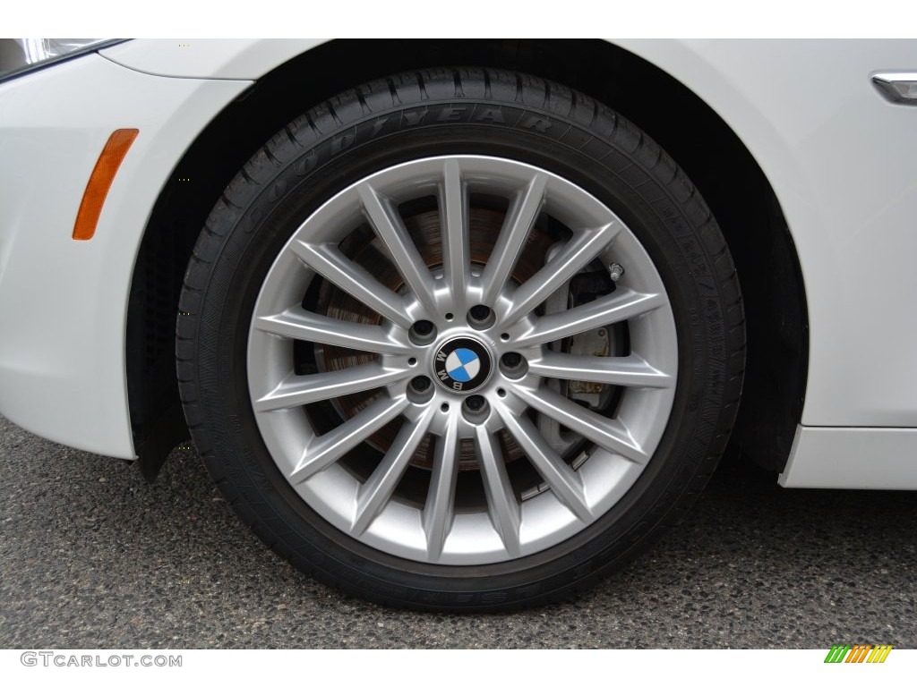 2013 5 Series 535i xDrive Sedan - Alpine White / Cinnamon Brown photo #31