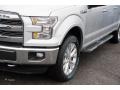 2016 Ingot Silver Ford F150 Lariat SuperCrew 4x4  photo #2