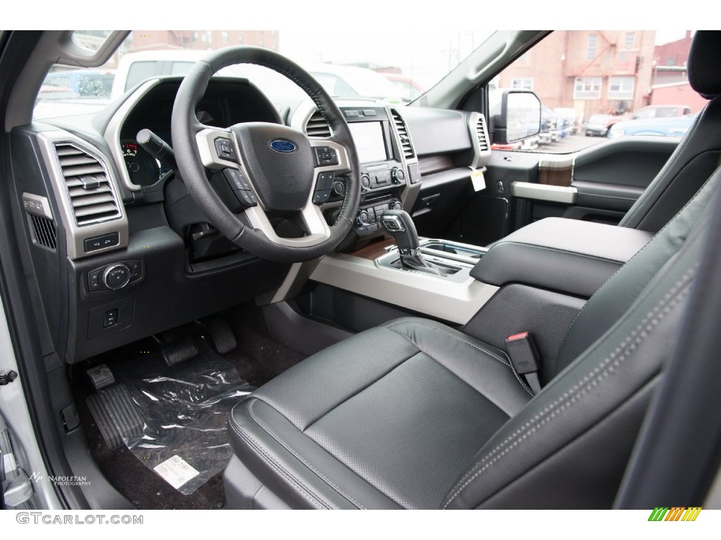 2016 F150 Lariat SuperCrew 4x4 - Ingot Silver / Black photo #6