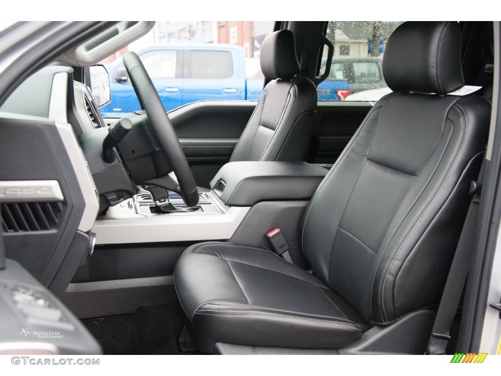 2016 F150 Lariat SuperCrew 4x4 - Ingot Silver / Black photo #7