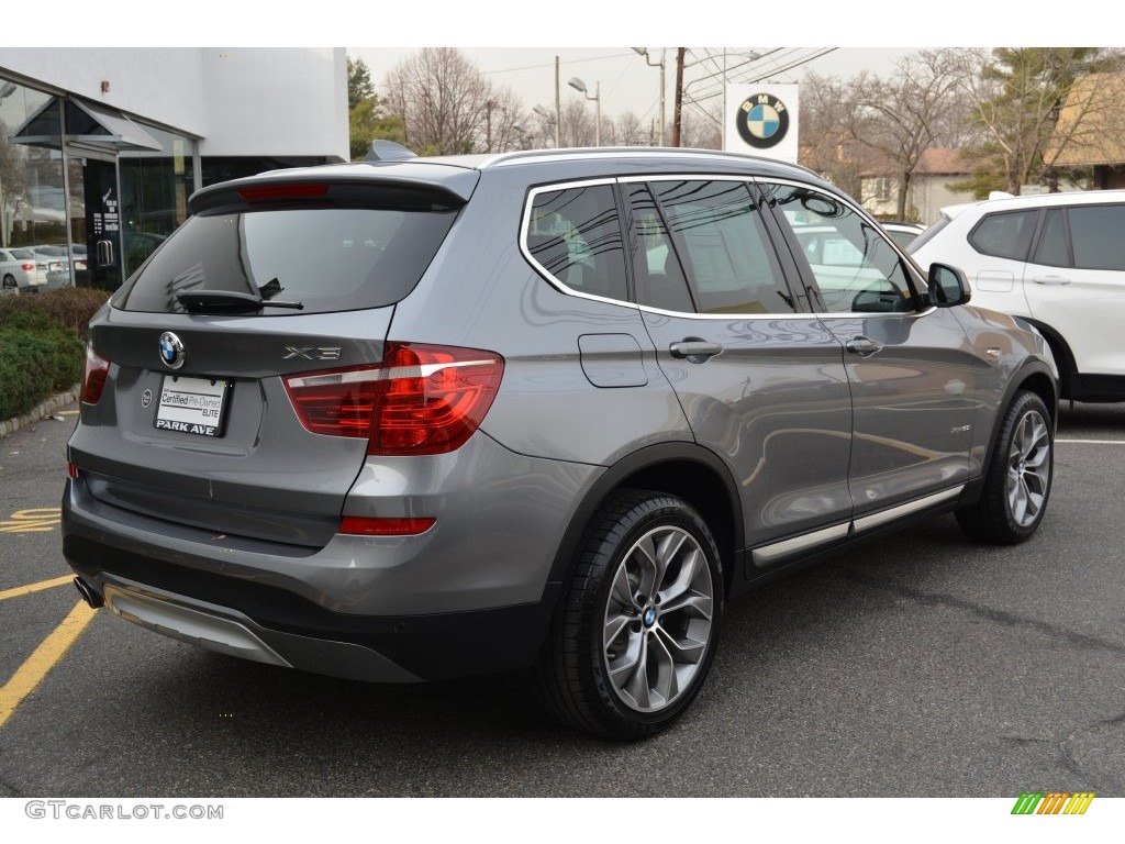 2016 X3 xDrive28i - Space Grey Metallic / Black photo #3