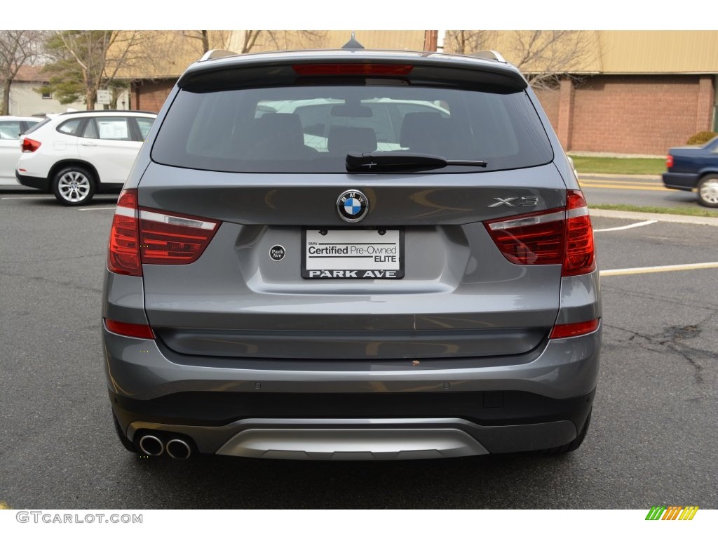 2016 X3 xDrive28i - Space Grey Metallic / Black photo #4