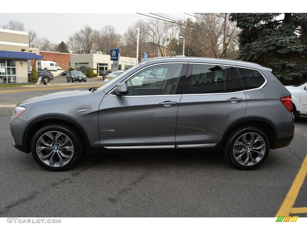 2016 X3 xDrive28i - Space Grey Metallic / Black photo #5