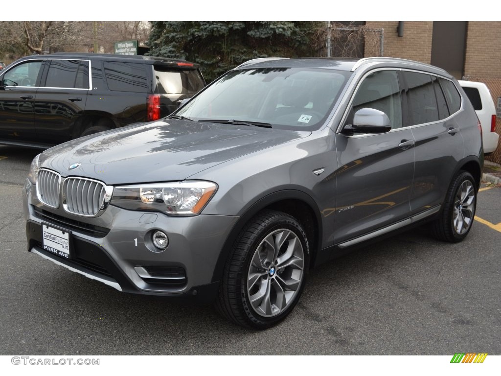 2016 X3 xDrive28i - Space Grey Metallic / Black photo #6
