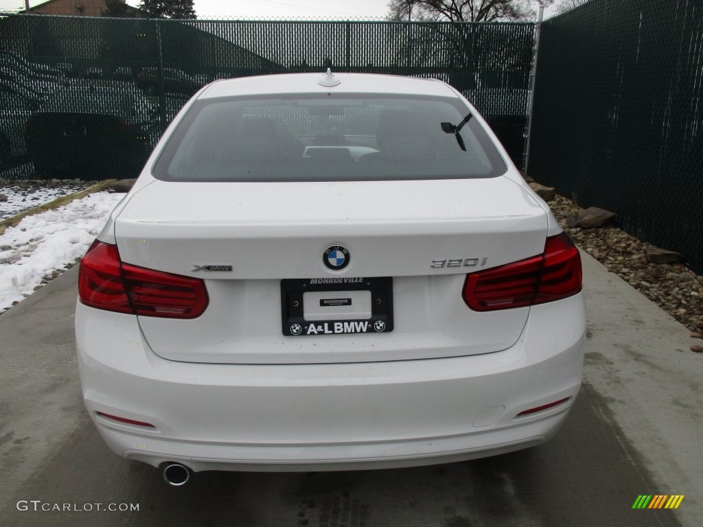 2016 3 Series 320i xDrive Sedan - Alpine White / Black photo #9