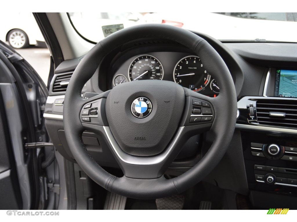 2016 X3 xDrive28i - Space Grey Metallic / Black photo #18