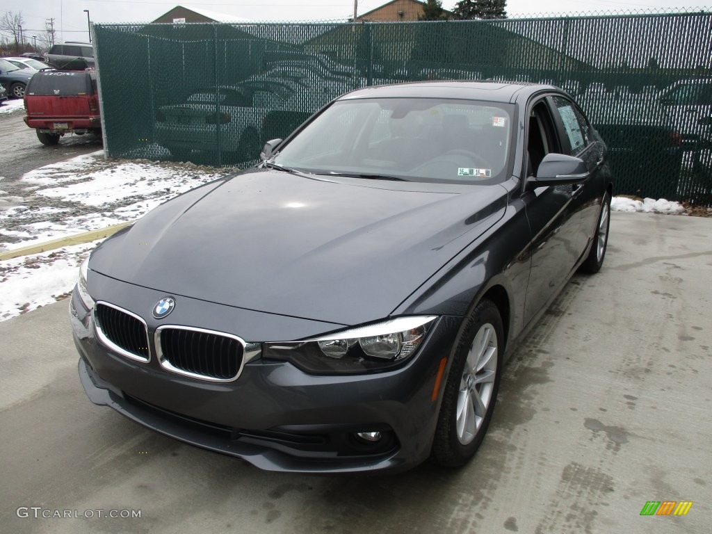 2016 3 Series 320i xDrive Sedan - Mineral Grey Metallic / Black photo #7