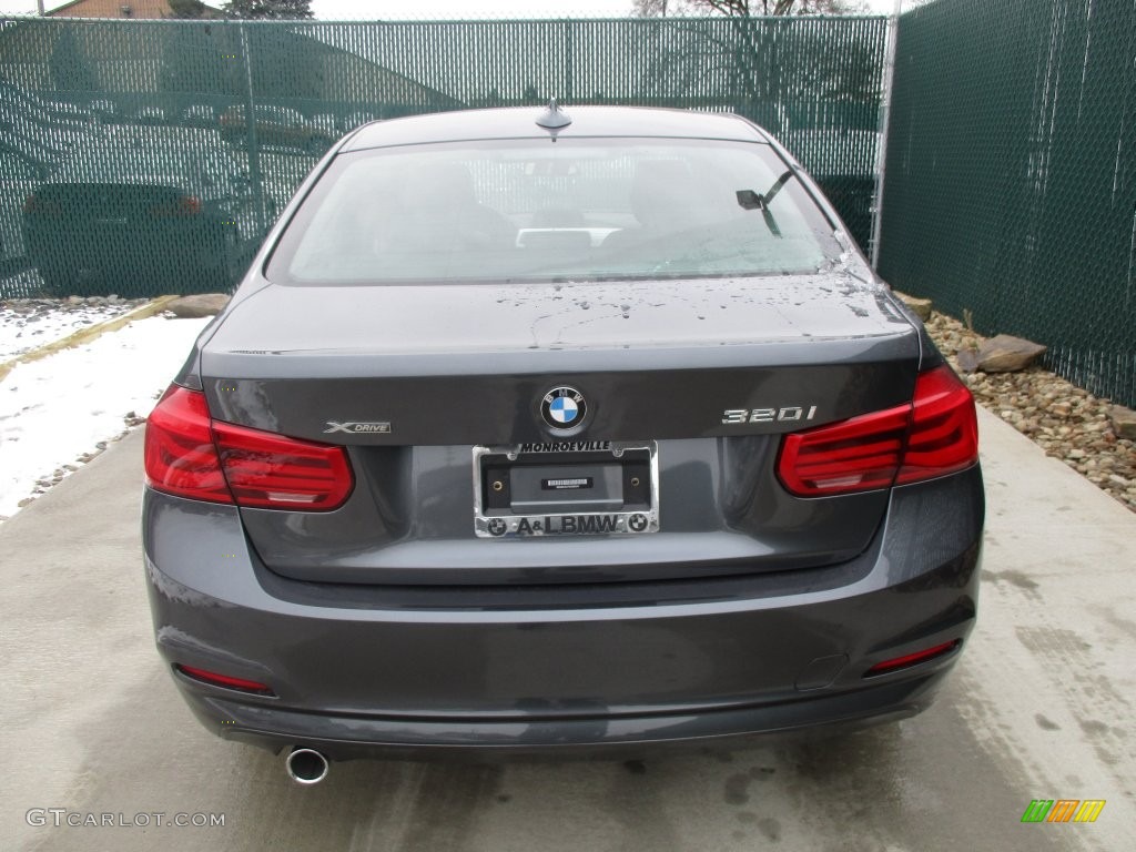 2016 3 Series 320i xDrive Sedan - Mineral Grey Metallic / Black photo #9