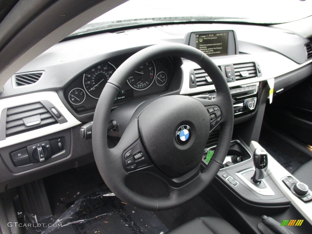 2016 3 Series 320i xDrive Sedan - Mineral Grey Metallic / Black photo #14