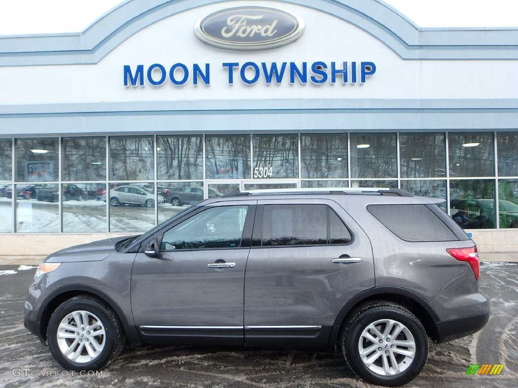 2012 Explorer XLT 4WD - Sterling Gray Metallic / Charcoal Black photo #7