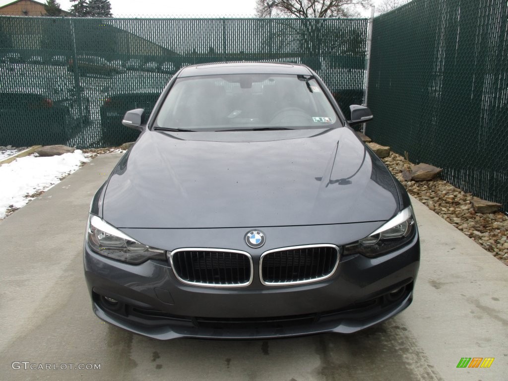 2016 3 Series 320i xDrive Sedan - Mineral Grey Metallic / Black photo #6