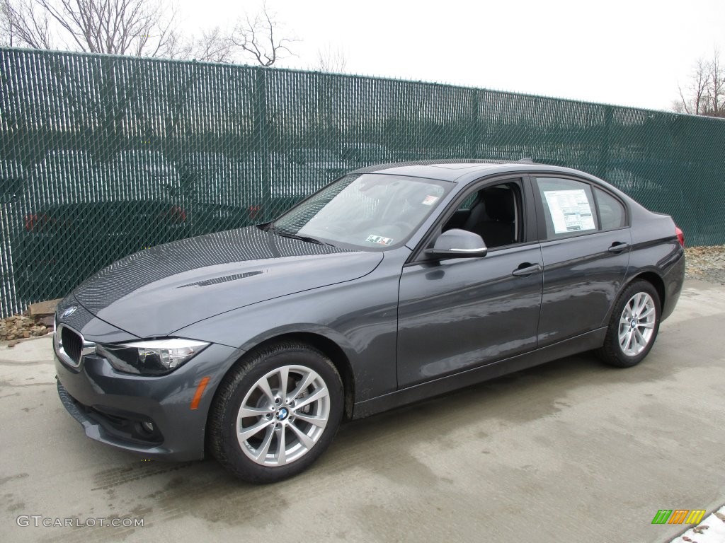 2016 3 Series 320i xDrive Sedan - Mineral Grey Metallic / Black photo #8