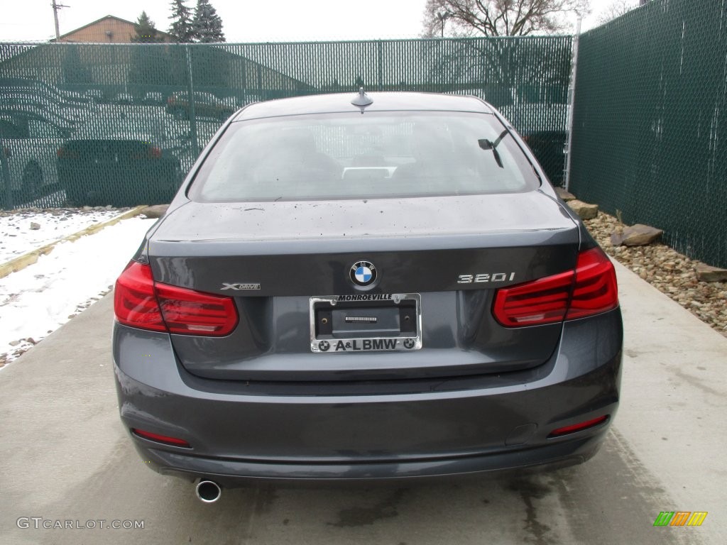 2016 3 Series 320i xDrive Sedan - Mineral Grey Metallic / Black photo #9