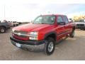 2004 Victory Red Chevrolet Silverado 2500HD LT Crew Cab 4x4  photo #42