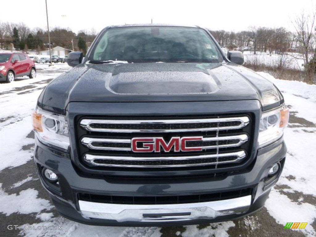 2016 Canyon SLE Crew Cab 4x4 - Cyber Gray Metallic / Jet Black photo #13