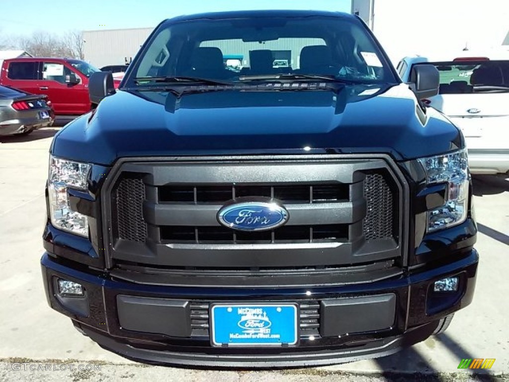 2016 F150 XL SuperCab - Shadow Black / Medium Earth Gray photo #6