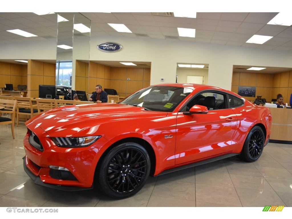 2016 Mustang GT Premium Coupe - Race Red / Ebony photo #3