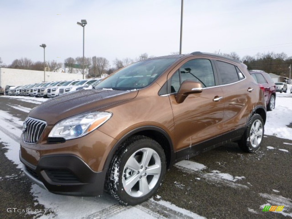 River Rock Metallic 2016 Buick Encore AWD Exterior Photo #110131073