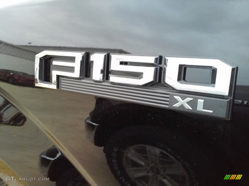2016 F150 XL SuperCab - Shadow Black / Medium Earth Gray photo #2